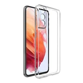 Teleplus Samsung Galaxy S21 Plus 5G Lüks Kamera Korumalı Silikon Şeffaf Kılıf Nano Ekran Koruyucu