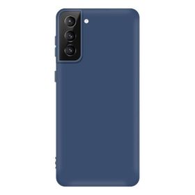 Teleplus Samsung Galaxy S21 Plus 5g Lüks Mat Siyah Silikon Cep Telefonu Kılıf