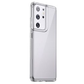 Teleplus Samsung Galaxy S21 Ultra 5g Coss Hybrid Sert Şeffaf Silikon Cep Telefonu Kılıf