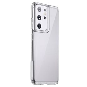 Teleplus Samsung Galaxy S21 Ultra 5g Coss Hybrid Sert Şeffaf Silikon Cep Telefonu Kılıf