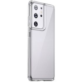Teleplus Samsung Galaxy S21 Ultra 5g Coss Hybrid Sert Şeffaf Silikon Cep Telefonu Kılıf