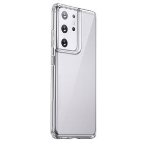 Teleplus Samsung Galaxy S21 Ultra 5g Coss Hybrid Sert Şeffaf Silikon Cep Telefonu Kılıf