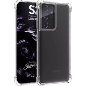 Teleplus Samsung Galaxy S21 Ultra 5g Darbe Korumalı Şeffaf Silikon Cep Telefonu Kılıf