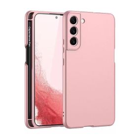 Teleplus Samsung Galaxy S22 5G Kamera Korumalı Jelly Kalemlikli Silikon Pembe Kılıf