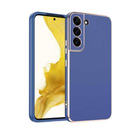 Teleplus Samsung Galaxy S22 5G Kamera Korumalı Lazer Bark Silikon Siyah Kılıf