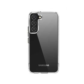 Teleplus Samsung Galaxy S22 Plus 5G Forst Hybrid Kristal Silikon Şeffaf Kılıf