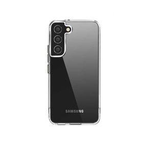 Teleplus Samsung Galaxy S22 Plus 5G Forst Hybrid Kristal Silikon Şeffaf Kılıf