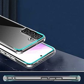 Teleplus Samsung Galaxy S22 Plus 5G Forst Hybrid Kristal Silikon Şeffaf Kılıf