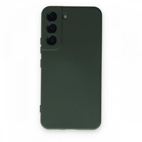 Teleplus Samsung Galaxy S22 Plus 5G Kamera Korumalı Lansman Silikon Lacivert Kılıf