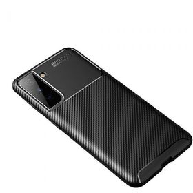 Teleplus Samsung Galaxy S22 Plus 5G Negro Karbon Dokulu Silikon Siyah Kılıf