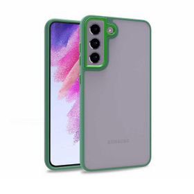 Teleplus Samsung Galaxy S22 Plus 5G Renkli Bumper Hybrid Flora Silikon Bordo Kılıf