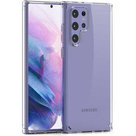 Teleplus Samsung Galaxy S22 Ultra 5g Coss Hybrid Kristal Silikon Şeffaf Kılıf