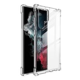 Teleplus Samsung Galaxy S22 Ultra 5G Darbe Korumalı Nitro Silikon Şeffaf Kılıf