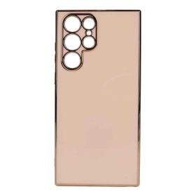 Teleplus Samsung Galaxy S22 Ultra 5G Kamera Korumalı Lazer Bark Silikon Mor Kılıf
