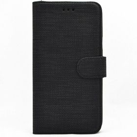 Teleplus Samsung Galaxy S8 Kumaş Spor Standlı Cüzdan Siyah Kılıf