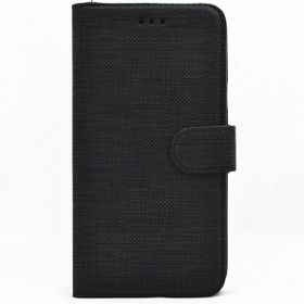 Teleplus Samsung Galaxy S8 Kumaş Spor Standlı Cüzdan Siyah Kılıf
