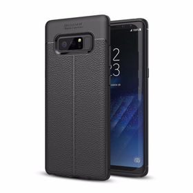 Teleplus Samsung Galaxy S8 Plus Suni Deri Dokulu Silikon Kırmızı Kılıf