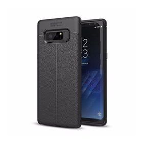 Teleplus Samsung Galaxy S8 Plus Suni Deri Dokulu Silikon Kırmızı Kılıf