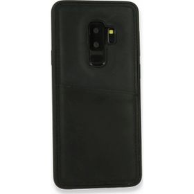 Teleplus Samsung Galaxy S9 Kartlıklı Deri Cüzdanlı Siyah Kılıf