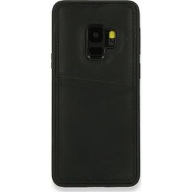 Teleplus Samsung Galaxy S9 Kartlıklı Deri Cüzdanlı Siyah Kılıf
