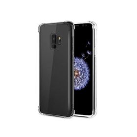 Teleplus Samsung Galaxy S9 Plus Darbe Korumalı Silikonlu Şeffaf Kılıf