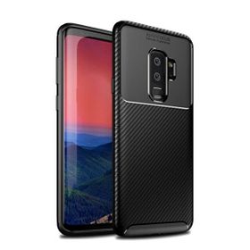 Teleplus Samsung Galaxy S9 Plus Ultra Soft Negro Karbon Silikon Siyah Telefon Kılıfı