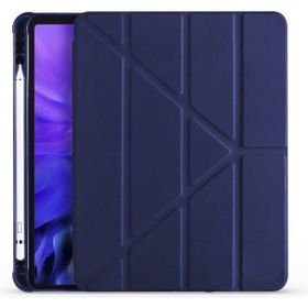 Teleplus Samsung Galaxy Tab S7 Plus T970 Smart Standlı Lacivert Kılıf