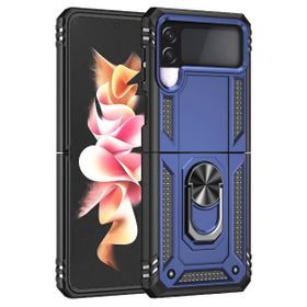 Teleplus Samsung Galaxy Z Flip3 5G Vega Yüzüklü Tank Silikon Rose Gold Kılıf
