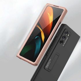 Teleplus Samsung Galaxy Z Fold 2 Ultra Thin Standlı Kapak Siyah Telefon Kılıfı
