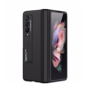Teleplus Samsung Galaxy Z Fold3 5g Kılıf Ultra Thin M Standlı Kapaklı Siyah Cep Telefonu Kılıfı