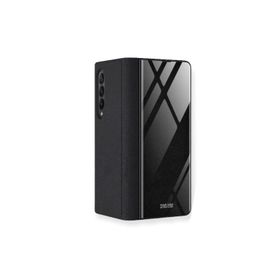Teleplus Samsung Galaxy Z Fold3 5g Kılıf Ultra Thin M Standlı Kapaklı Siyah Cep Telefonu Kılıfı