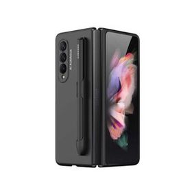 Teleplus Samsung Galaxy Z Fold3 5G Ultra Thin Droga Kalemlikli Kapaklı Siyah Kılıf
