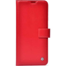 Teleplus TCL 10 Plus Delüxe Standlı Cüzdan Kırmızı Kılıf
