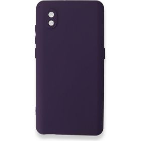 Teleplus Tcl L7 Kamera Korumalı Silikon Mor Kılıf