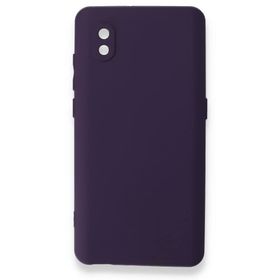 Teleplus Tcl L7 Kamera Korumalı Silikon Mor Kılıf