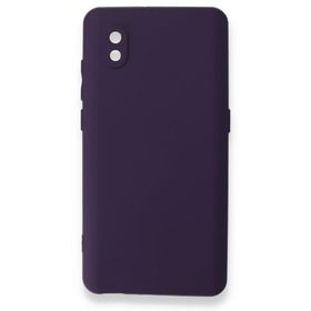 Teleplus Tcl L7 Kamera Korumalı Silikon Mor Kılıf