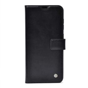 Teleplus Tecno Camon 18P Deluxe Stand Kartlıklı Cüzdan Kapak Siyah Kılıf