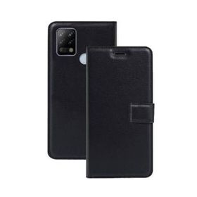 Teleplus Tecno Pova Kartlıklı Standlı Cüzdan Siyah Kılıf