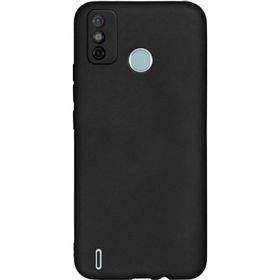 Teleplus Tecno Spark 6 Go Kamera Korumalı Biye Silikon Siyah Kılıf