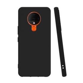 Teleplus Tecno Spark 6 Kılıf Mat Biye Silikon Mor Nano Ekran Koruyucu