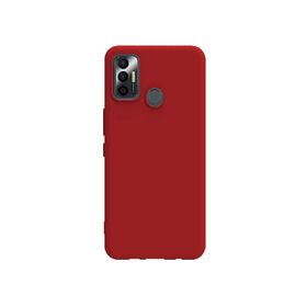 Teleplus Tecno Spark 7 Biye Silikon Kırmızı Kılıf