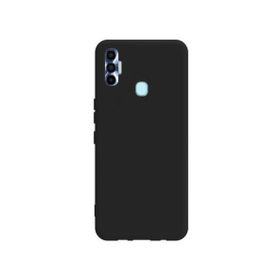 Teleplus Tecno Spark 7 Pro Mat Biye Silikon Kırmızı Kılıf