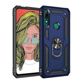 Teleplus Teleplus Huawei P Smart Pro Kılıf Vega Yüzüklü Tank Kapak Gümüş + Nano Ekran Koruyucu