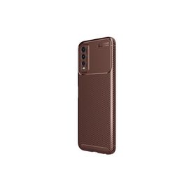 Teleplus Vivo Y11s Kamera Korumalı Karbon Dokulu Negro Lacivert Nano Ekran Koruyucu ve Silikon Kılıf