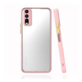 Teleplus Vivo Y11S Montreal Kamera Korumalı Silikon Kırmızı Kılıf