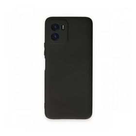Teleplus Vivo Y15S Kamera Korumalı Matte Silikon Siyah Kılıf