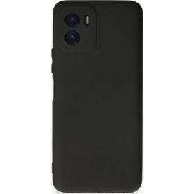 Teleplus Vivo Y15S Kamera Korumalı Matte Silikon Siyah Kılıf