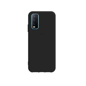 Teleplus Vivo Y20 Biye Mat Siyah Nano Ekran Koruyucu ve Silikon Kılıf