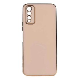 Teleplus Vivo Y20 Kamera Korumalı Lazer Bark Silikon Siyah Kılıf