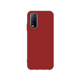 Teleplus Vivo Y20S Biye Mat Silikon Mor Kılıf